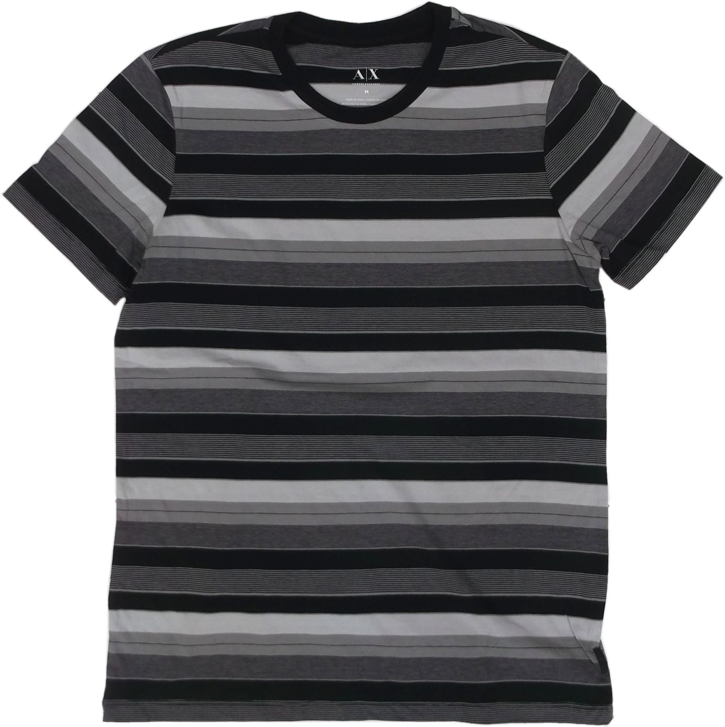 アルマーニエクスチェンジアルマーニエクスチェンジ 半袖 ボーダー Tシャツ ブラック ARMANI EXCHANGE AX2-001