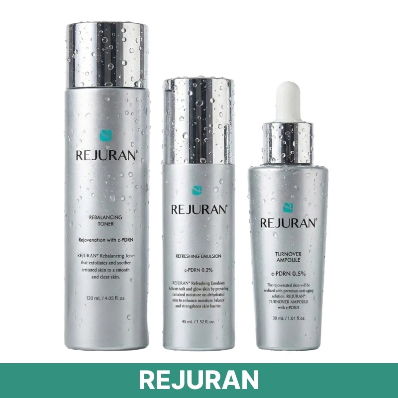 【シルバー3種セット】 ターンオーバーアンプル 30ml + リバランシングトナー 120ml + リフレッシングエマルジョン 45ml