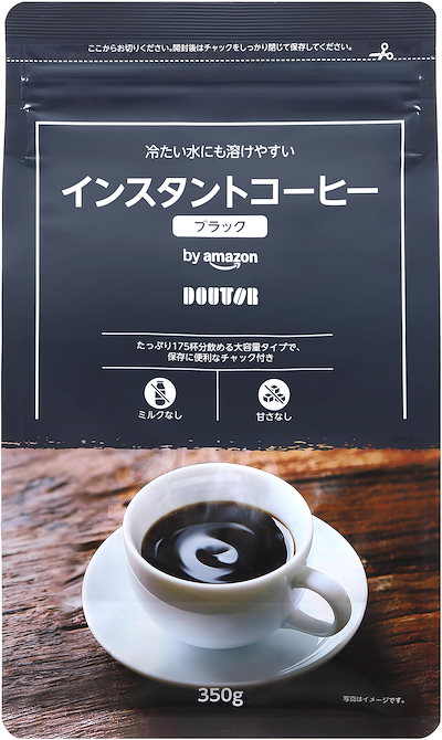 他サイト： by Amazon ドトール インスタントコーヒー 350g【 水溶け 】の商品画像