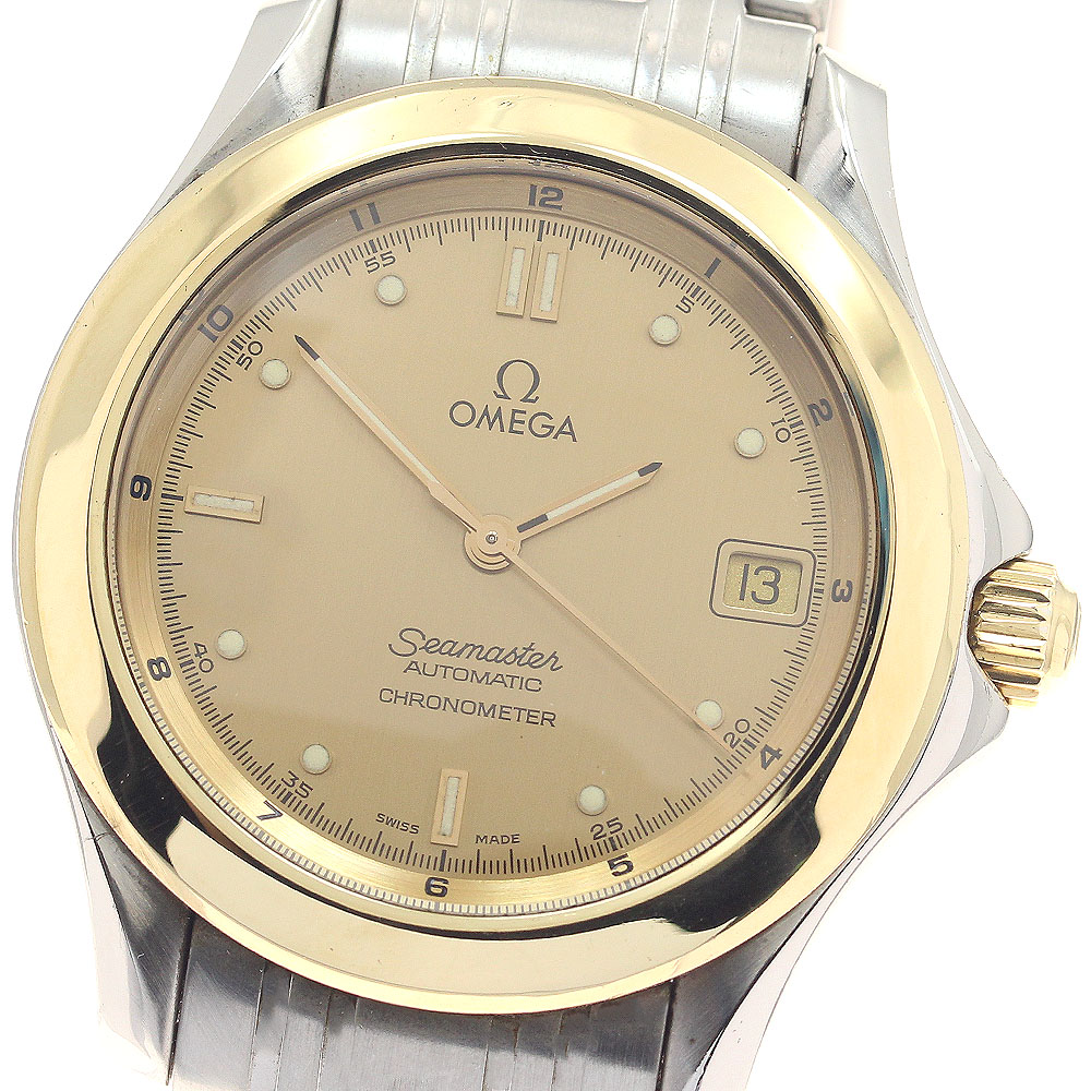 オメガ OMEGA 2401.10 シーマスター120 YGベゼル クロノメーター 自動巻き メンズ _882032【中古】