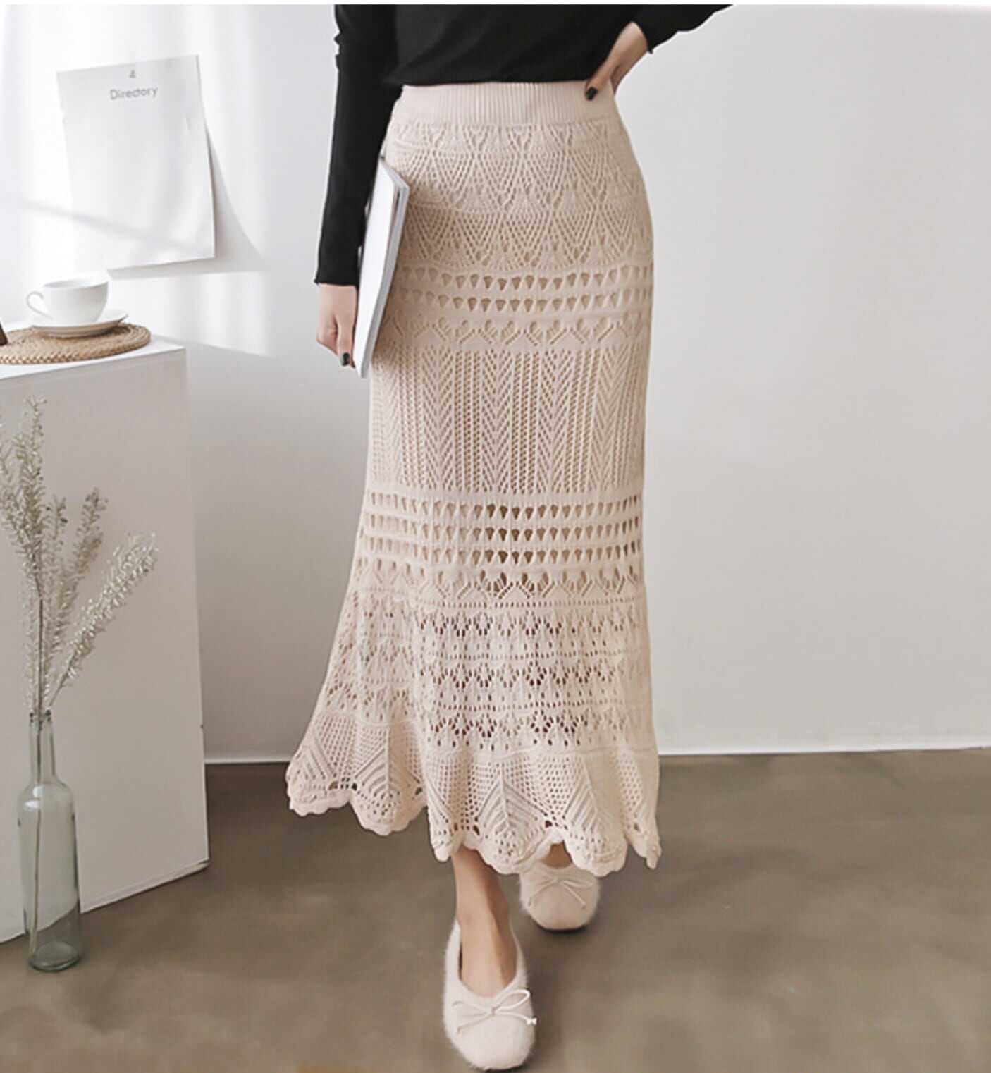 ボトムス ボトム おすすめ おしゃれ お洒落 激安 安い プチプラ スカート ロング スカート フレア スカート レース スカート ハイ ウエスト ストレッチ マキシ丈 アンクル丈 lbot