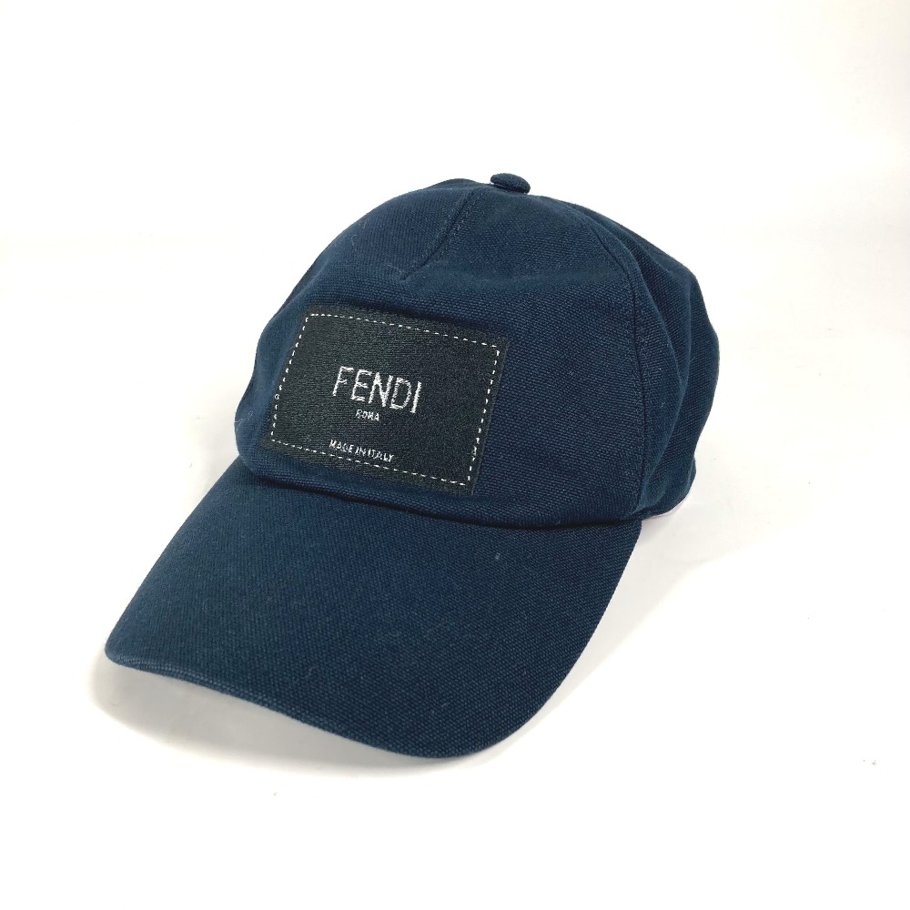 キャップ FXQ768 ロゴ 帽子 キャップ帽 ベースボール コットン ネイビー