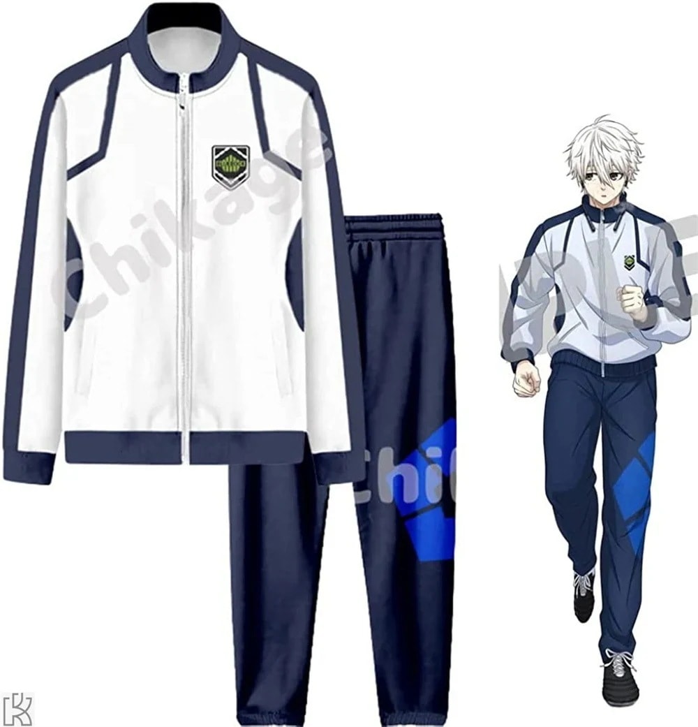 ブルーロック le＆Lock 潔世一 蜂楽廻 國神錬介 千切豹馬 久遠渉 雷市陣吾 今村遊大 我牙丸吟 成早朝日 全員 運動服 チーム 隊服 コスプレ衣装　男女兼用