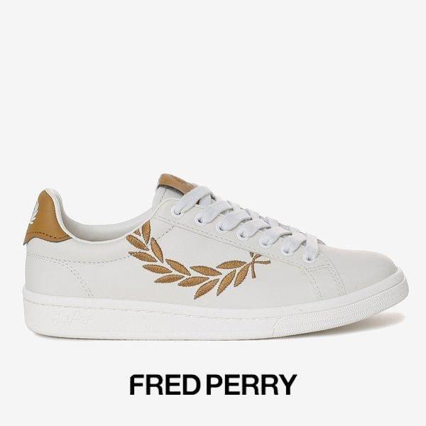 FRED PERRY 男女兼用 レザー スニーカー SFPU2315351-254 B721 Leather/Branded