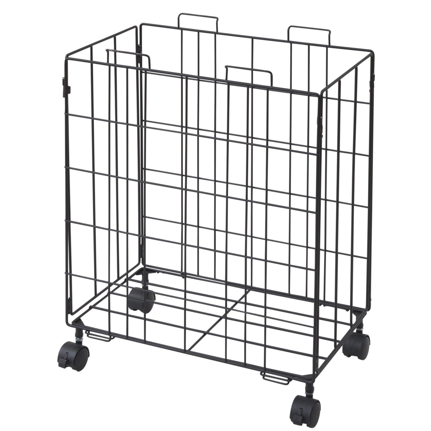 山善(YAMAZEN) ダストボックス キャスター付き ブラック SWDB-45(BK)