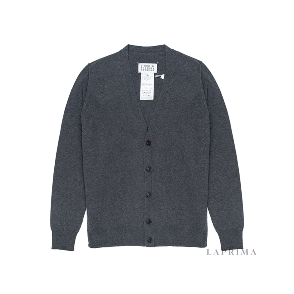 メゾンマルジェラララプリマメゾンマルジェラバックステッチカシミアメンズカーディガン SI1HA0011-S17783-859M QC9SI1HA0011-S17783-859