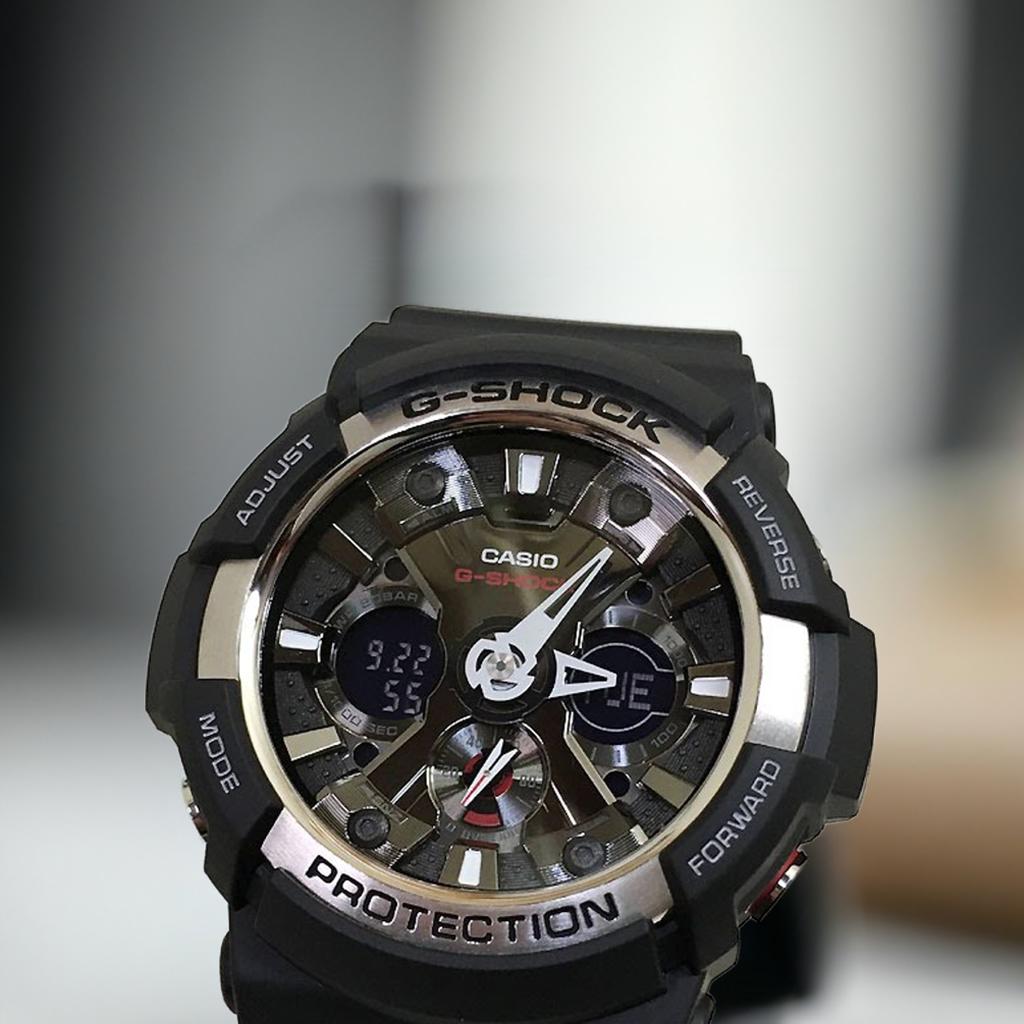 Gショック G-SHOCK カシオ メンズウオッチ gショック アナデジ プレゼント GA-200-1AJF 大人のG-SHOCK プレゼント 腕時計 ラッピング無料 愛の証　感謝の気持ち メッセ