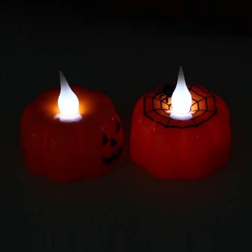 ハロウィーンLEDミニ秒カボチャランプx 12個かわいい面白いおもちゃ団体ギフトパーティーイベントプロモーション