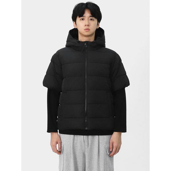 男女兼用 FW ダウンライク 軽量 半袖 パディング ジャケット SWS050_P408754884