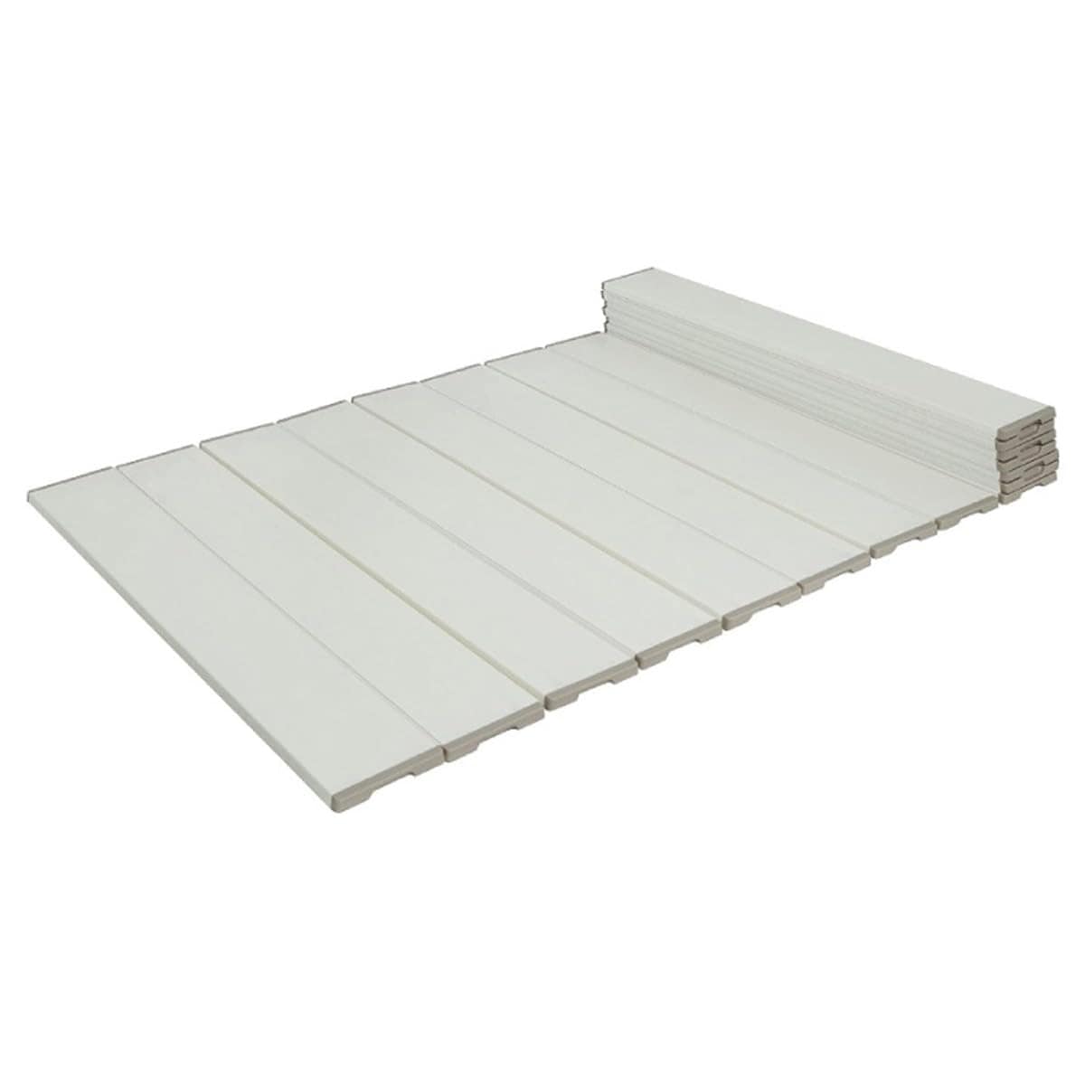 Belca(ベルカ) 風呂ふた Ag+銀イオン パタパタたためる 折りたたみ式 コンパクト 風呂ふた 幅75×長さ151.8cm ホワイト 軽量 抗菌 防カビ 防汚加工 MS-OL15-W