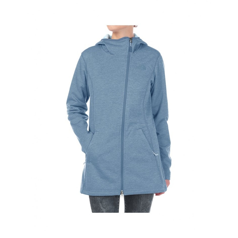 North Face 女性用起毛加工パーカージップアップロングスリーブ
