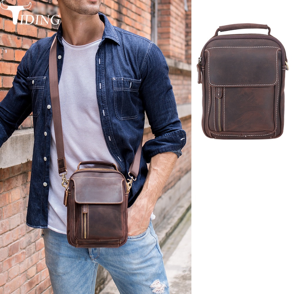 牛革 レザー メンズ ショルダーバッグ カジュアルバッグ アンティーク 斜めがけバッグ 男性用 通勤