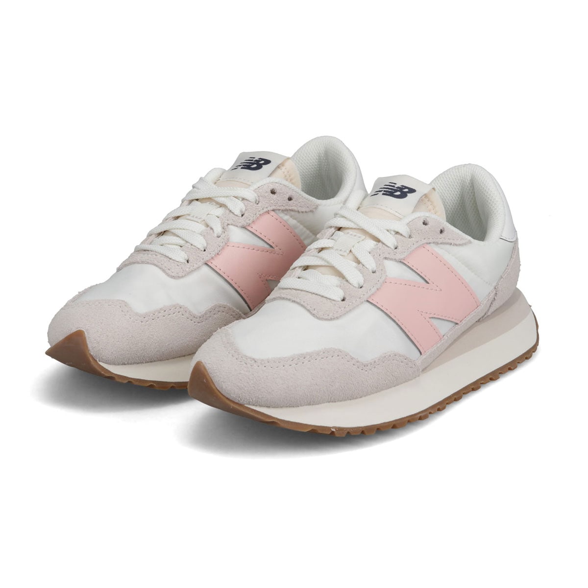 WS237 レディース スニーカー シューズ スエード カジュアル スウェット生地 天然皮革 通勤 通学 運動靴 紐靴 厚底 レースアップ ローカット GA