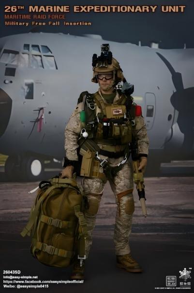 EASYSIMPLE 26043SD MEU MRF MFF Insertion 1/6 アクションフィギュア