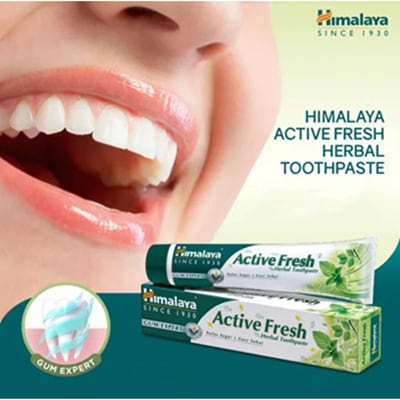 [ 6 packs ] Himalaya Active Fresh Toothpaste (100g)