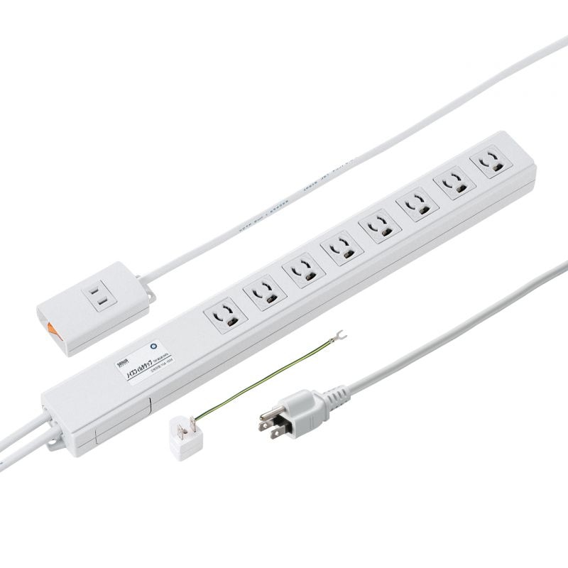 ノイズフィルタタップ 3P 8個口 2m TAP-3812NFN 12,210円
