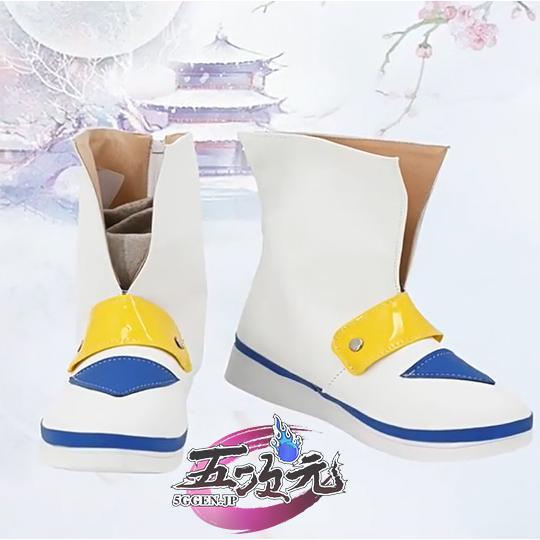 【新品販売 Q10最安値！】 ハロウィン 五次元　魔法少女リリカルなは　コスプレ　高町なは　靴