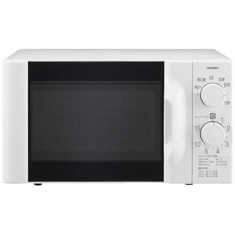 ツインバード　TWINBIRD　電子レンジ 17L ターンテーブル 50Hz(東日本専用) ホワイト　DR-D419W5 9,472円