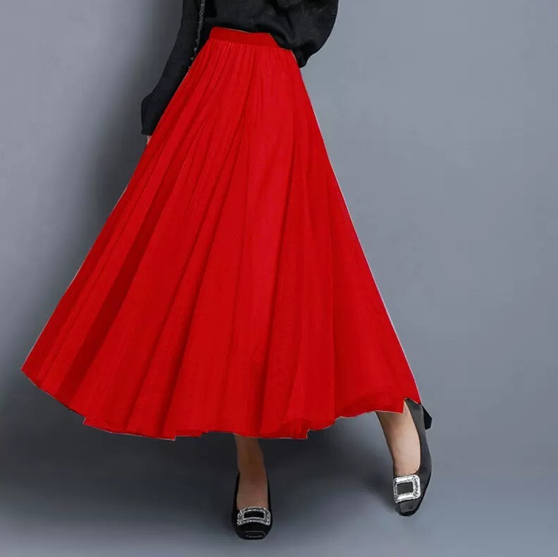 スカート ロングスカート チュールスカート チュール ロング ロング丈 メッシュ フレア Aライン 透け感 かわいい 可愛い きれいめ シンプル 大人 上品 おしゃれ お洒落 エキゾチック 大人可愛い