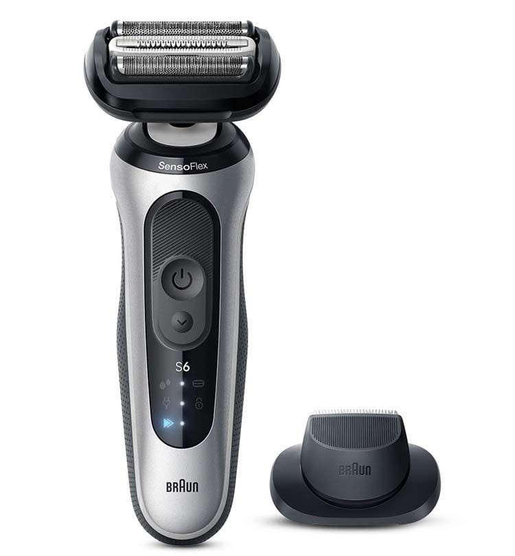 ブラウン 電気シェーバー ひげ剃り 密着シリーズ6ソロモデル シルバー 62-S1200S BRAUN (D) メガ割 15,600円