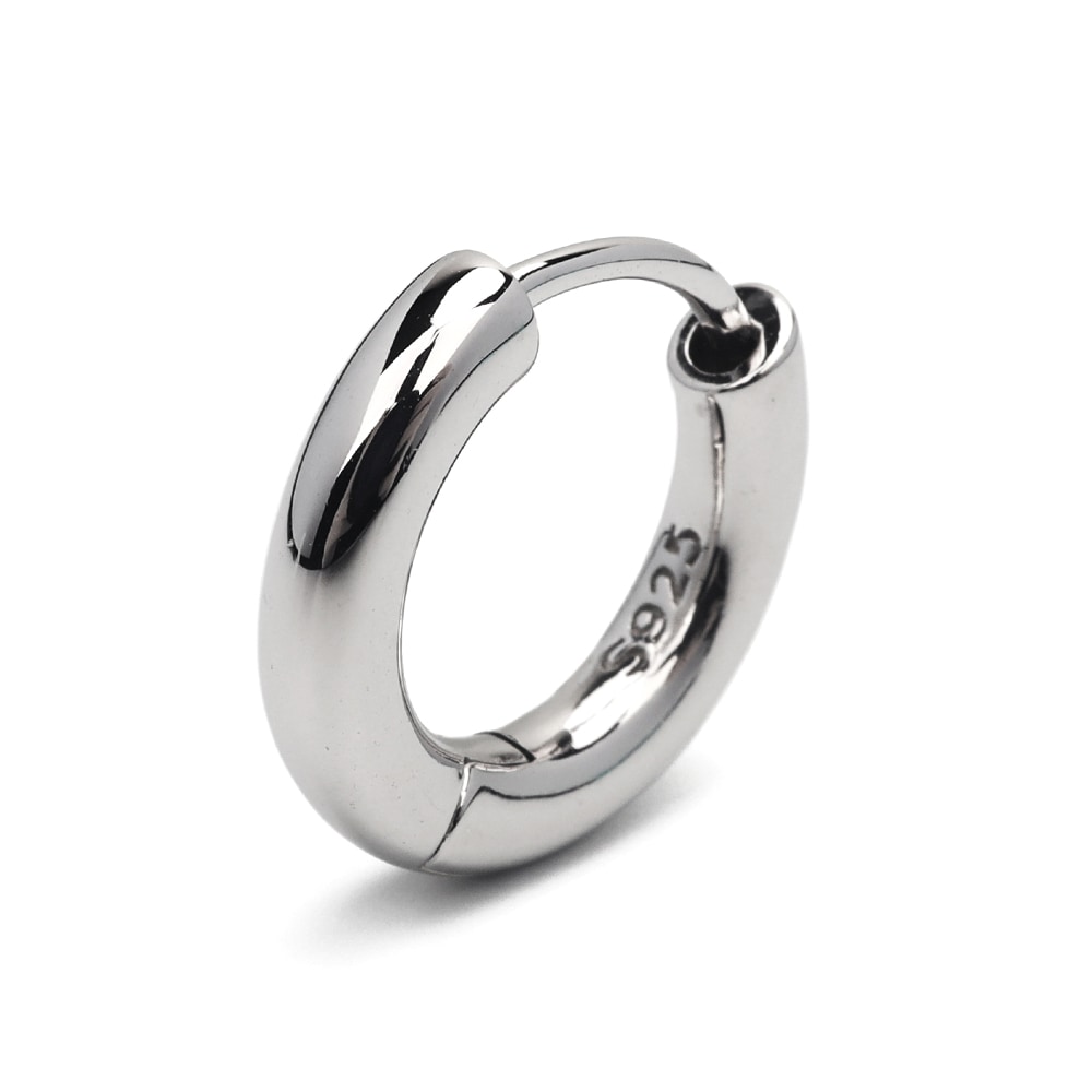 S925 シンプルフープピアス 3.2mm [es260-32mm]