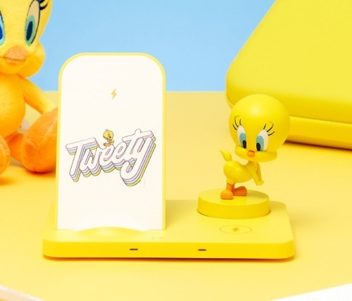 ツイートワイヤレス充電器2in1高速マルチデュアル充電スタンドエアポット充電
