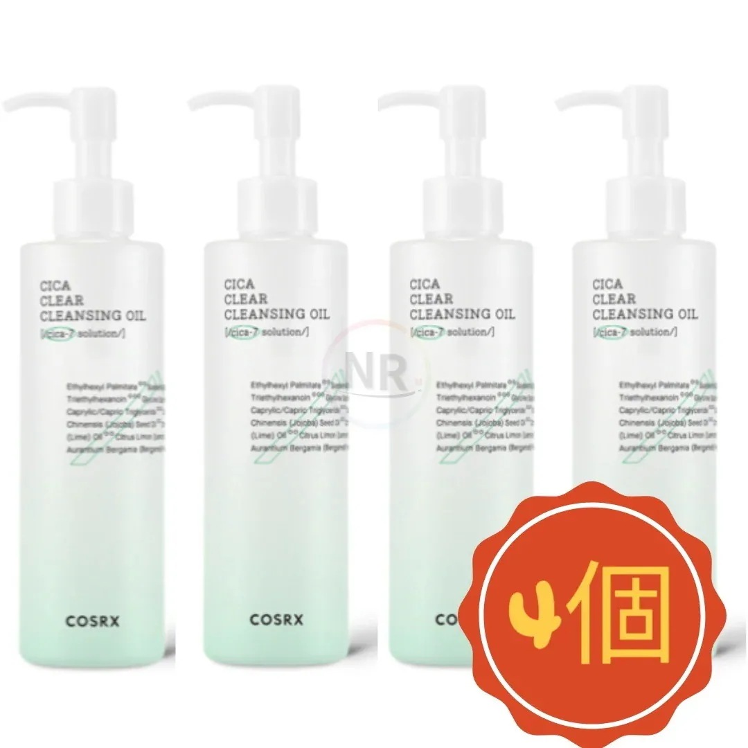 (4個) ピュアフィット シカ クリア クレンジングオイル 200ml (鎮静/弾力/保湿/栄養供給/活力/しわ防止)