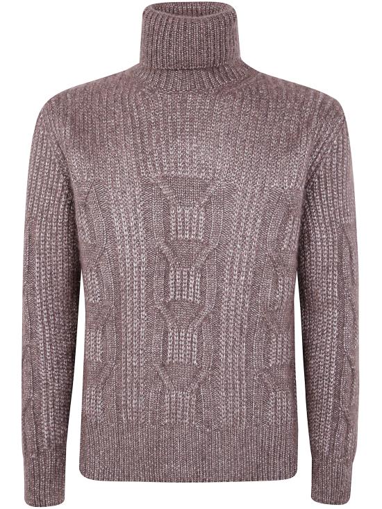 ERMENEGILDO ZEGNA Men Turtle Neck UGH35A2 120 212 BROWN