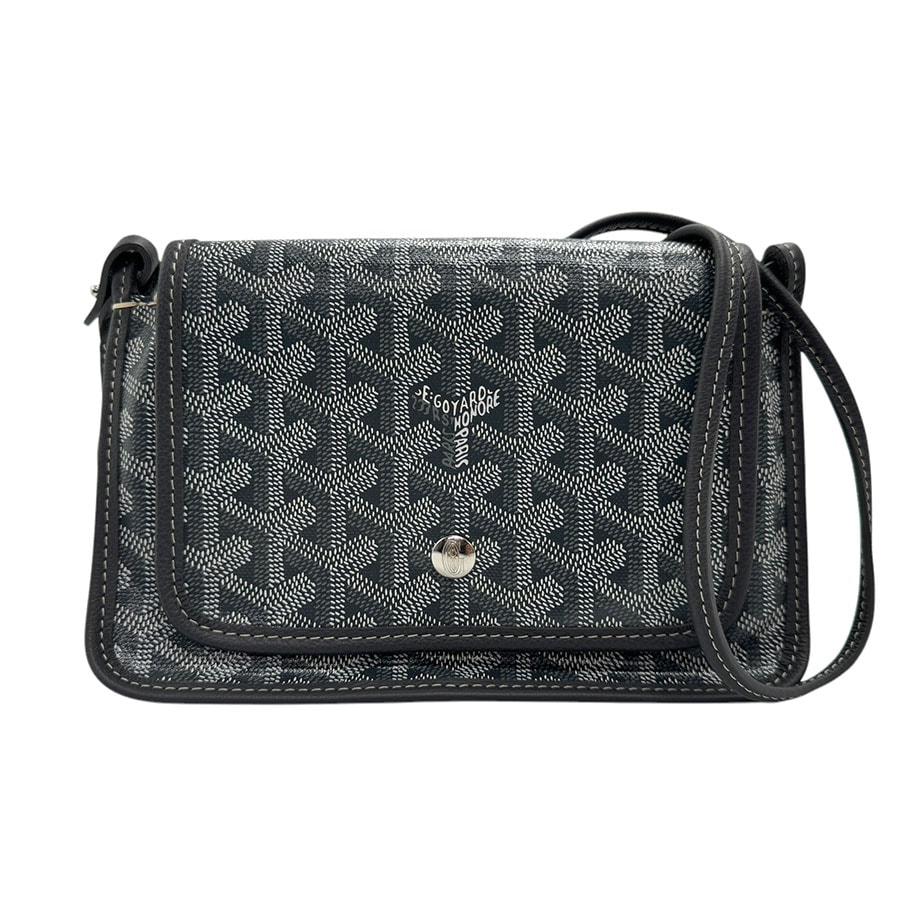 ゴヤール GOYARD ショルダーバッグ プリュメ PVCコーティングキャンバス グリス レディース z3182