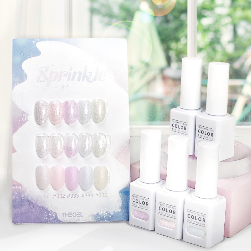 [THE GEL] 【SPRINKLE】春の輝きを込めたグリッタージェル[5色 セット]