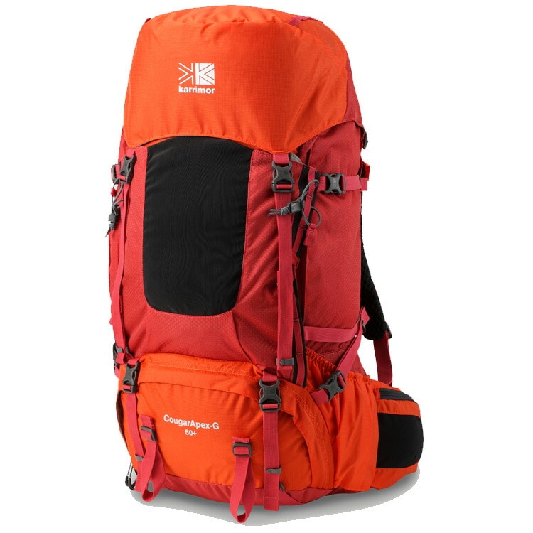 クーガーエーペックス-G 60+ バックパック K.オレンジ H73×W35×D26cm（60L+） #501092-0930