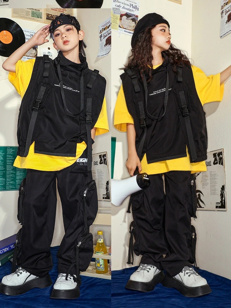 3点セット　 ダンス衣装 ダンス 衣装 ヒップホップ 子供服 ヒップホップ キッズダンス衣装 キッズ ダンスウェア 韓国子供服 シャツ ストリート オーバー カジュアル 運動用 キッズ トレーナー