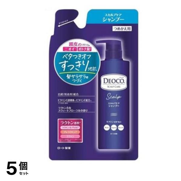 DEOCO(デオコ) スカルプケアシャンプー 詰め替え用 370mL 5個セット