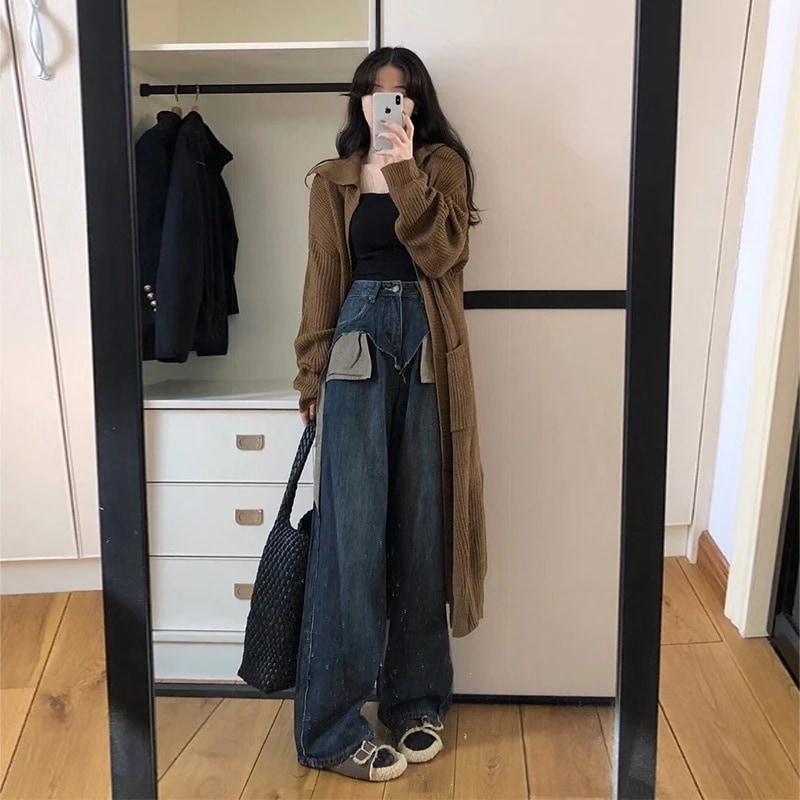 ハイエンドのカスタマイズ-初秋冬レディースティー系ミルク系コーデ塩系高級微乳ミルキーツーピーススーツ一式