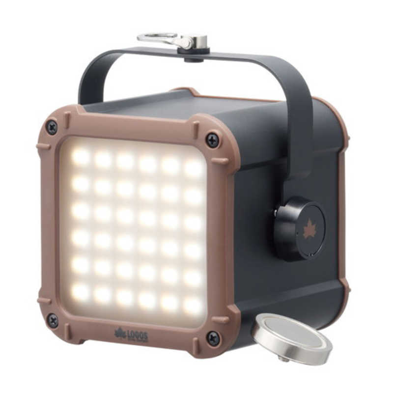 ロゴス　野電ライト多電源対応蓄電式ランタン ウルトラパワーストックランタン5600フルコンプリート(幅12.5×奥行12.5×高さ10cm約1300ルーメン)　74176027ライト・ランタン