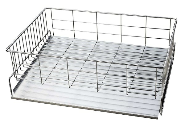 水切りかご パール金属　HB-1781　食器 水切り かご ステンレス メイドインジャパン 日本製