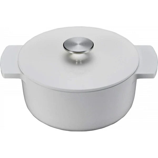 Rinnai リンナイ 調理なべ 無水調理なべ Leggiero レジェロ RBO-MN18A-WH 18cm ホワイト IH非対応