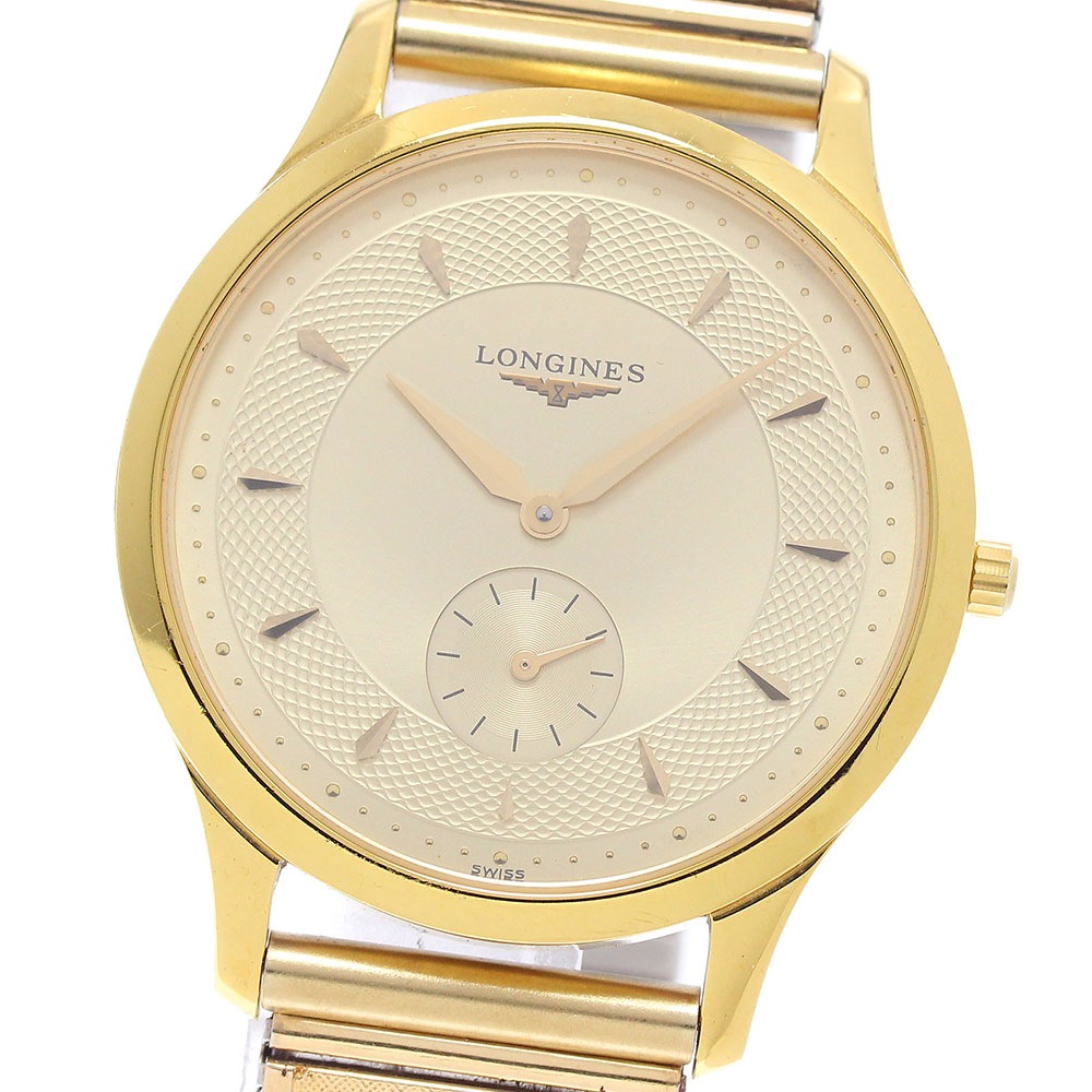 ロンジン LONGINES L4.706.2 グランドクラシック スモールセコンド クォーツ メンズ _961395【中古】
