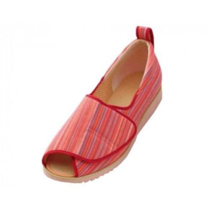 オープン和(なごみ) 1026 3L 赤(縞) 309461 W1126