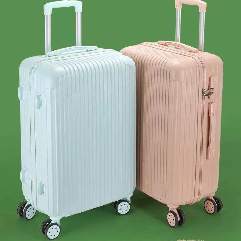 新鮮で厚い荷物アンチスクラッチトロリーレトロ学生男性と女性ユニバーサルホイールパスワードジッパースーツケースミュート30%制限