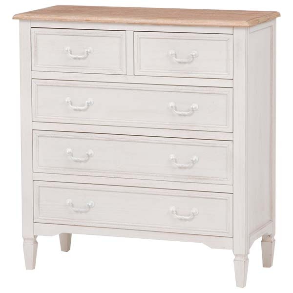 チェスト タンス フレンチカントリー 白 おしゃれ 引き出し ナチュラルモダン 収納 リビングチェスト 完成品 収納家具 収納チェスト 木製 たんす