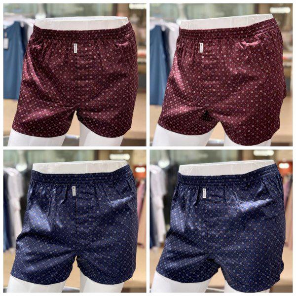 男性綿70番手模様捺染サポート망トランクSET (WMP5421B SET)