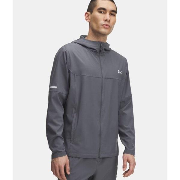 [6004967]男性ウインドブレーカーランニングウインドブレーカーUAテックユーティリティウーブン男性ウインドブレーカー