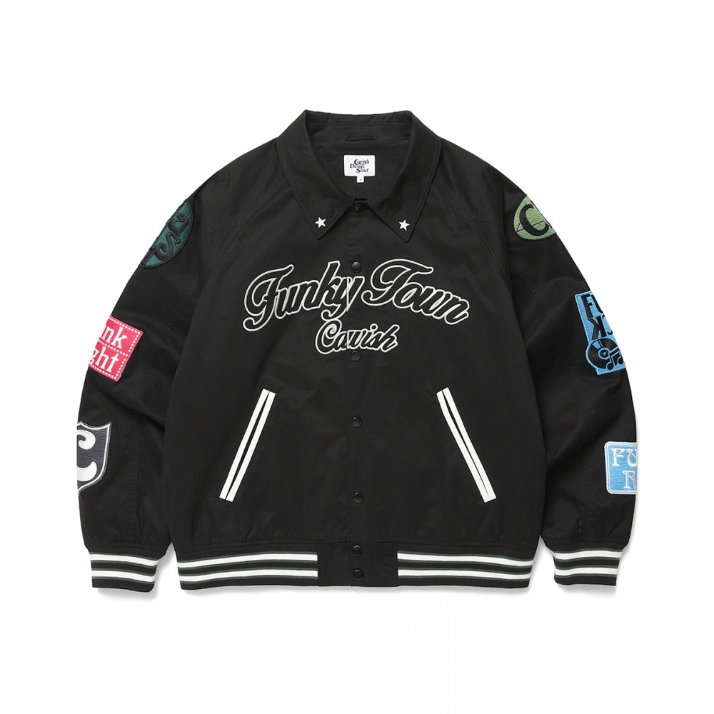 キャヴィッシュ ファンキータウン ボンバージャケット ブラック(CV2DSUJ240A) 22,288円