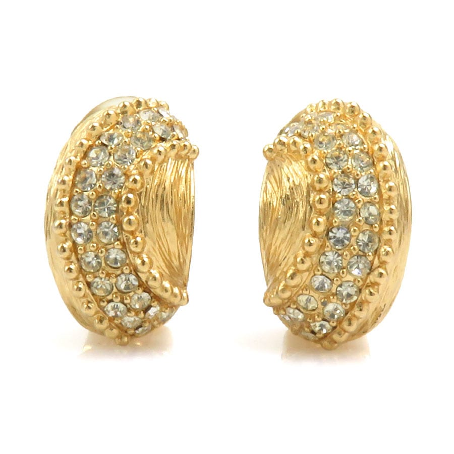 クリスチャンディオール Christian Dior イヤリング メタル ゴールド レディース h31374a