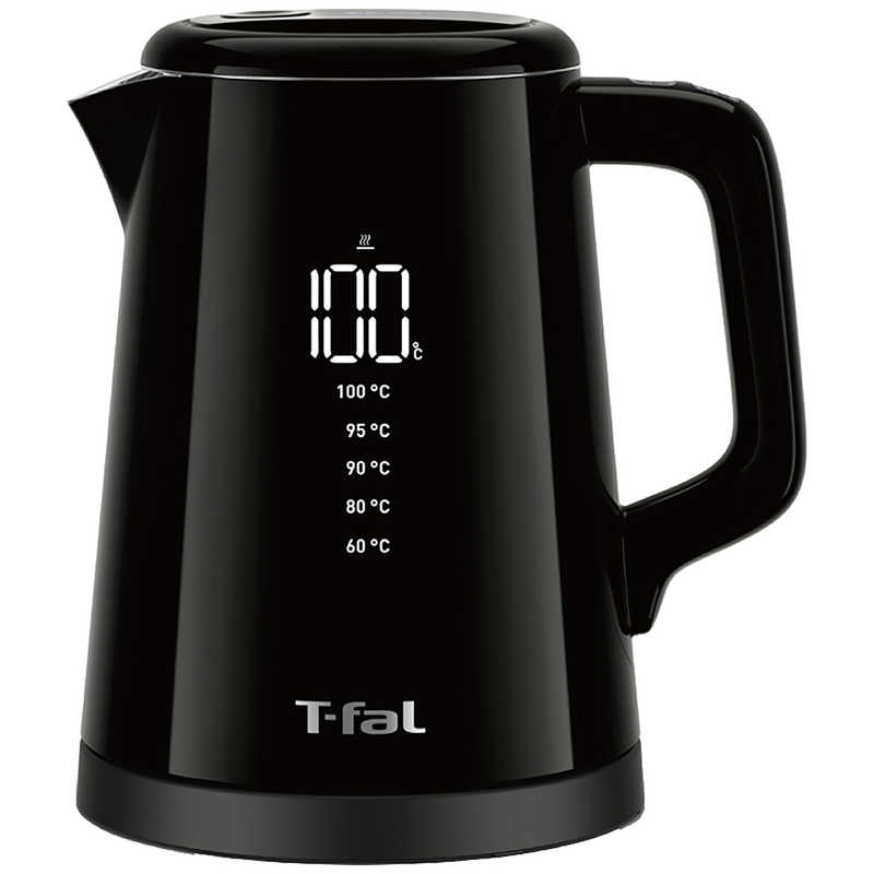 T-fal　ティファール 電気ケトル ディスプレイ ロック コントロール 0.8L ブラック　KO8568JP