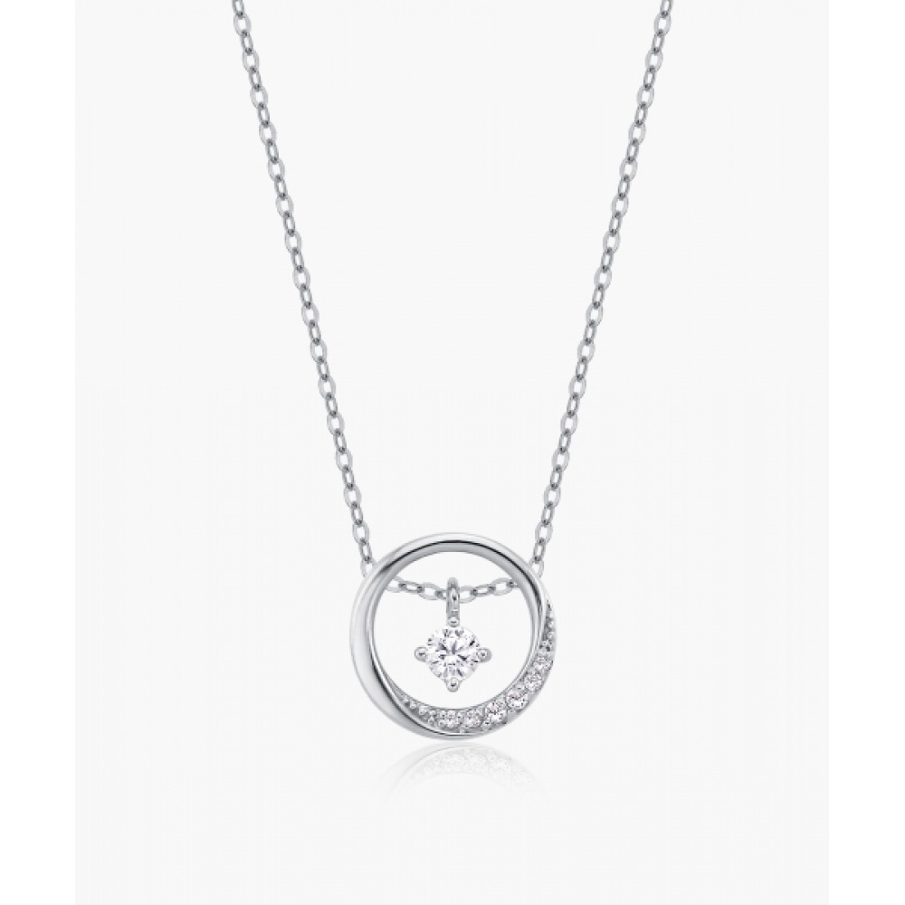 MCEL 18K セリーナパート 1 ラップダイヤモンドネックレス