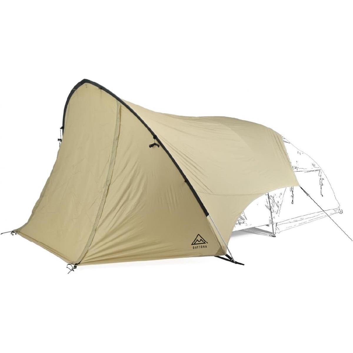 デイトナ Daytona neGla ネグラ タープ 49785 MAEHIRO SHELTER (マエヒロシェルター) 1人テント用 コヨーテ バイク用