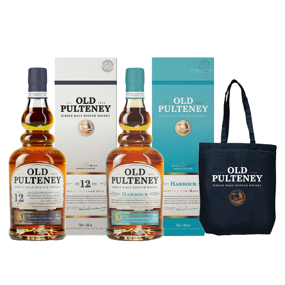 【正規品 箱入 飲み比べセット トートバッグ付】オールド プルトニー 12年＆ハーバー＆オリジナルトートバッグ付き 飲み比べセット 700ml 40％OLD PULTENEY AGED 12