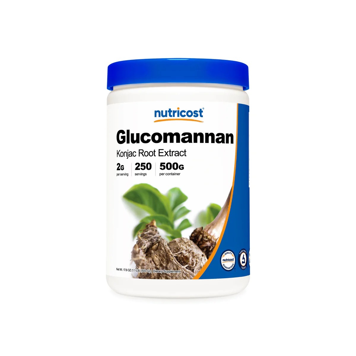 [USA] Nutricost ニュートリコストグルコマンナンパウダー無味500グラム